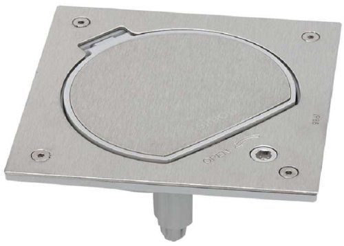 Лючок влагостойкий Simon Connect K45 1-м. 2 мод. с замком IP66 сталь картинка